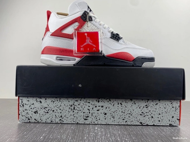 One Kick Cement Red Jordan DH6927-161 Air 4 0818